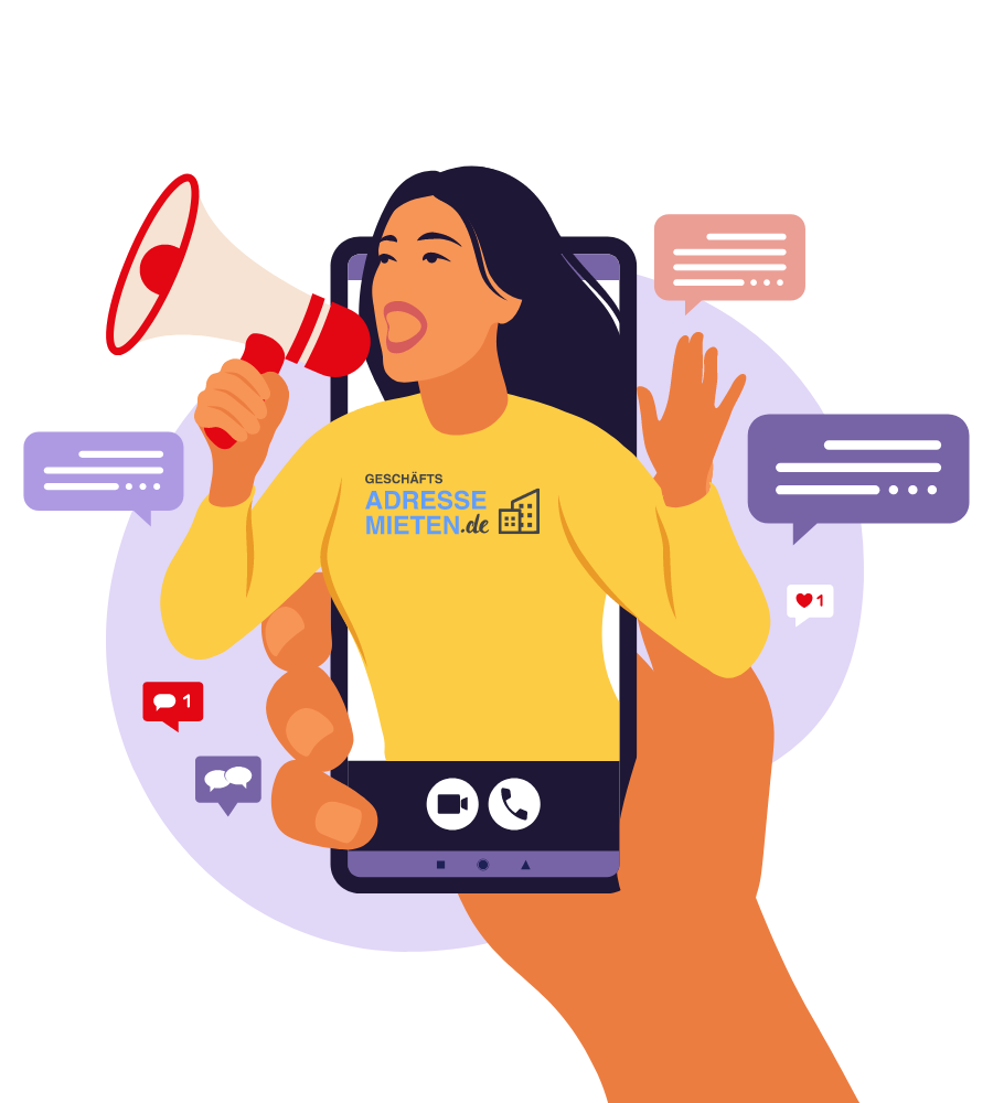 Beratung zu Geschäftsadresse, Impressum und Social Media